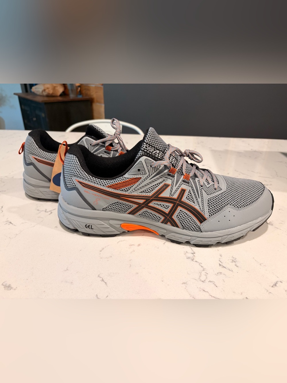 NWT Asics Men's GEL-Venture 8 Trail Running Sneakers- size 15 - Picture 2 of 7